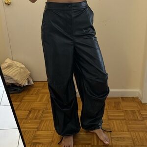 H&M leather pants, very stretchy and comfy